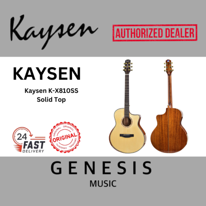 41" ACOUSTIC GUITAR | KAYSEN K-X810SS | SOLID TOP