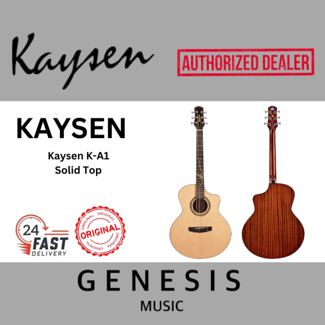 41" ACOUSTIC GUITAR | KAYSEN K-A1 | SOLID TOP