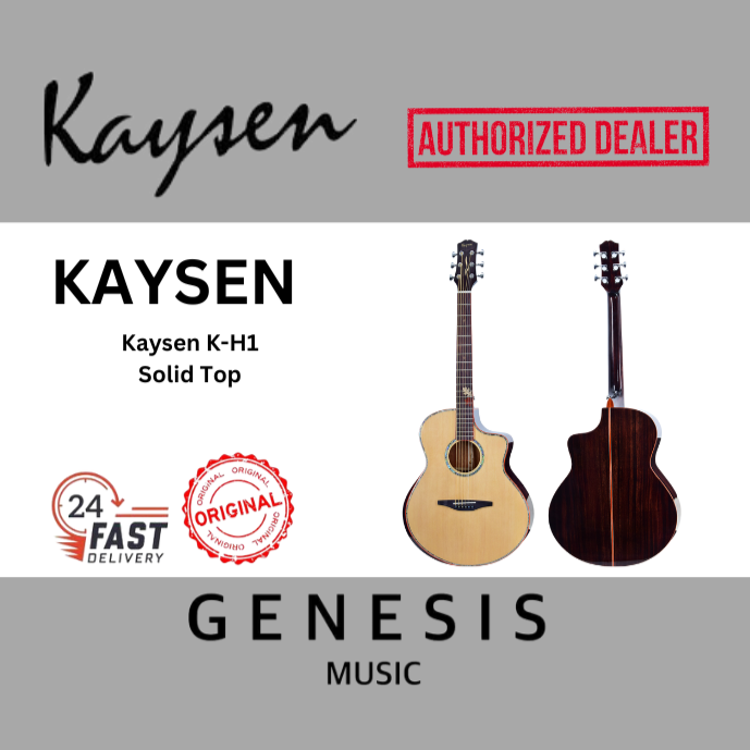 41" ACOUSTIC GUITAR | KAYSEN K-H1 | SOLID TOP