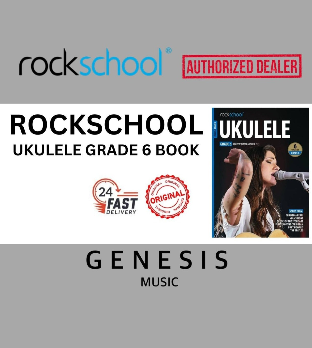 ROCKSCHOOL UKULELE BOOK-GRADE 6