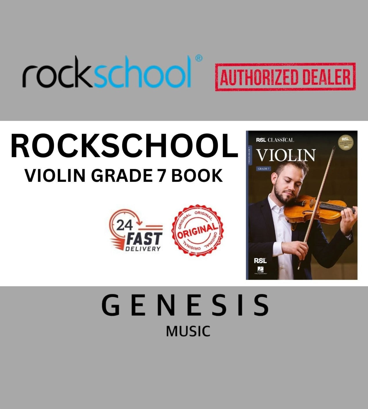 ROCKSCHOOL VIOLIN BOOK-GRADE 7
