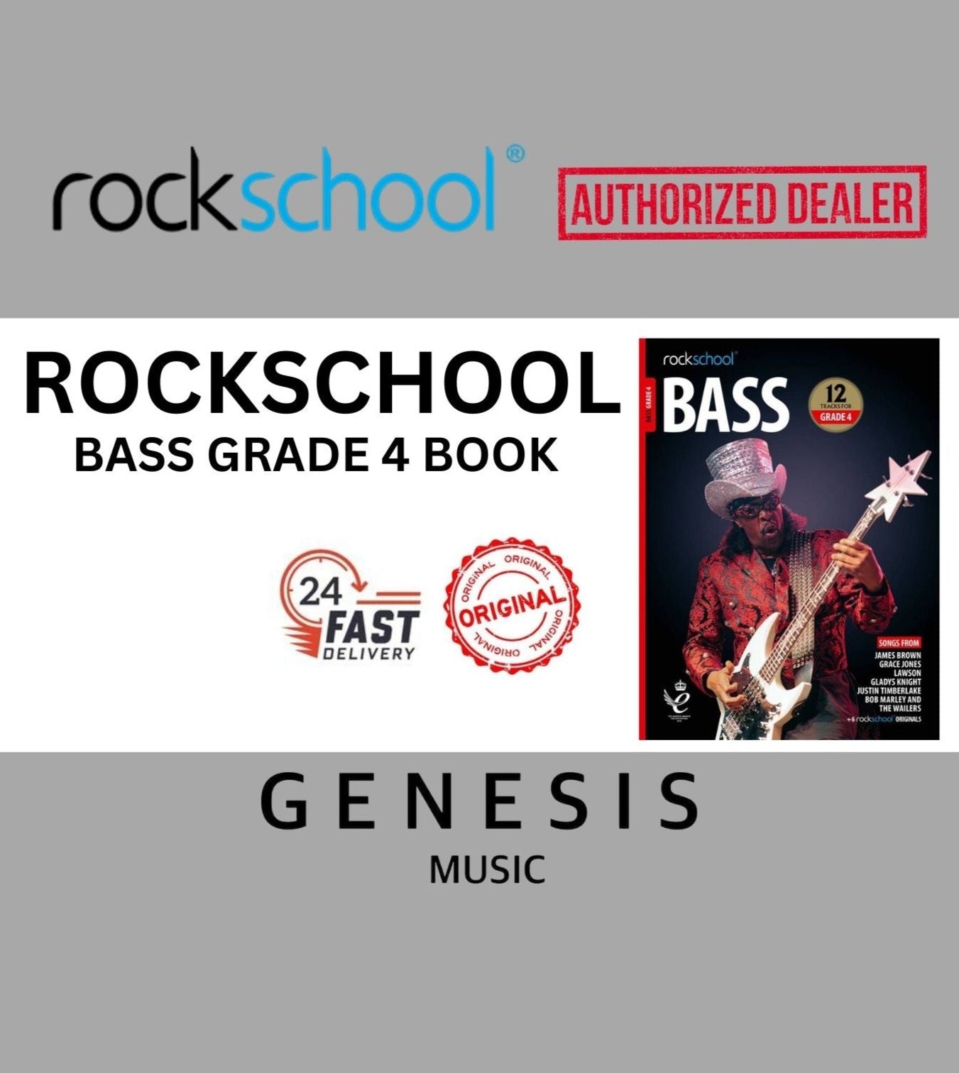 ROCKSCHOOL BASS BOOK-GRADE 4