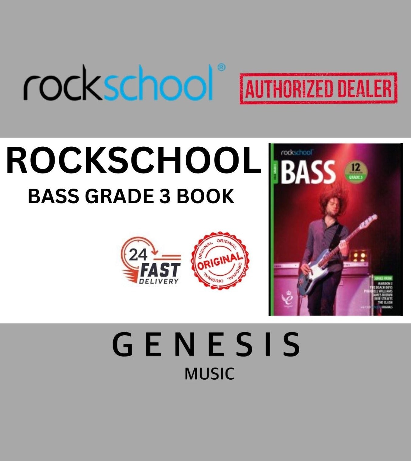 ROCKSCHOOL BASS BOOK-GRADE 3