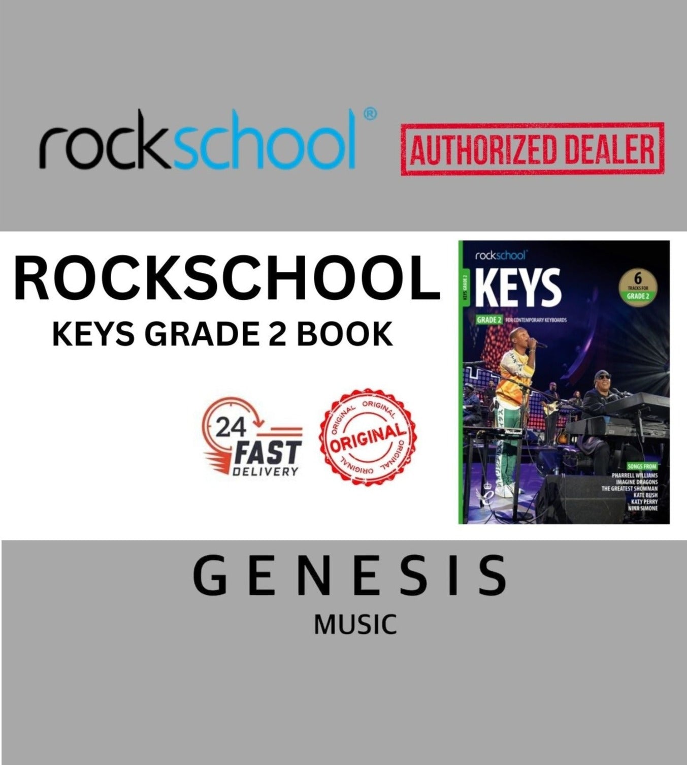 ROCKSCHOOL KEYS BOOK-GRADE 2