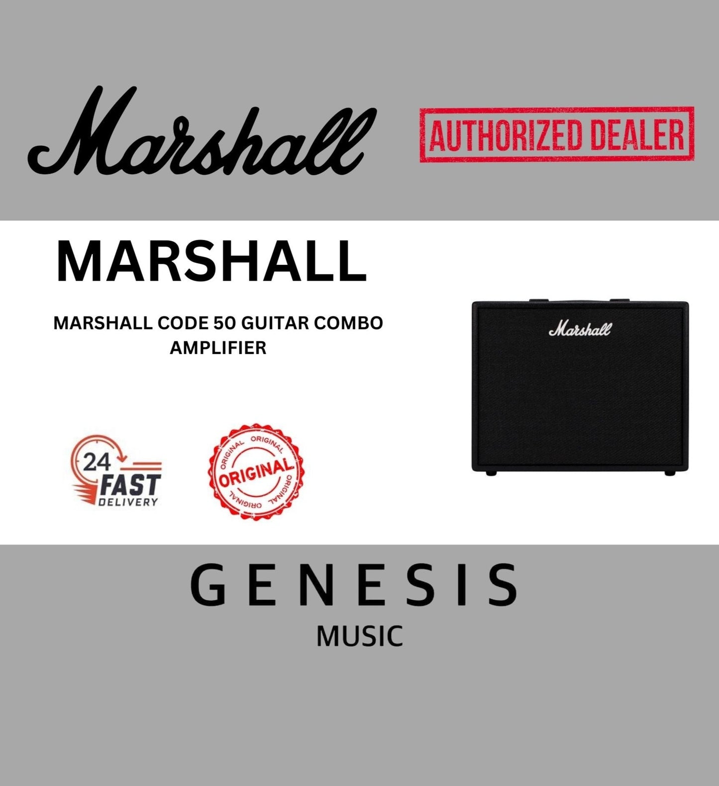 MARSHALL CODE 50 GUITAR COMBO AMPLIFIER