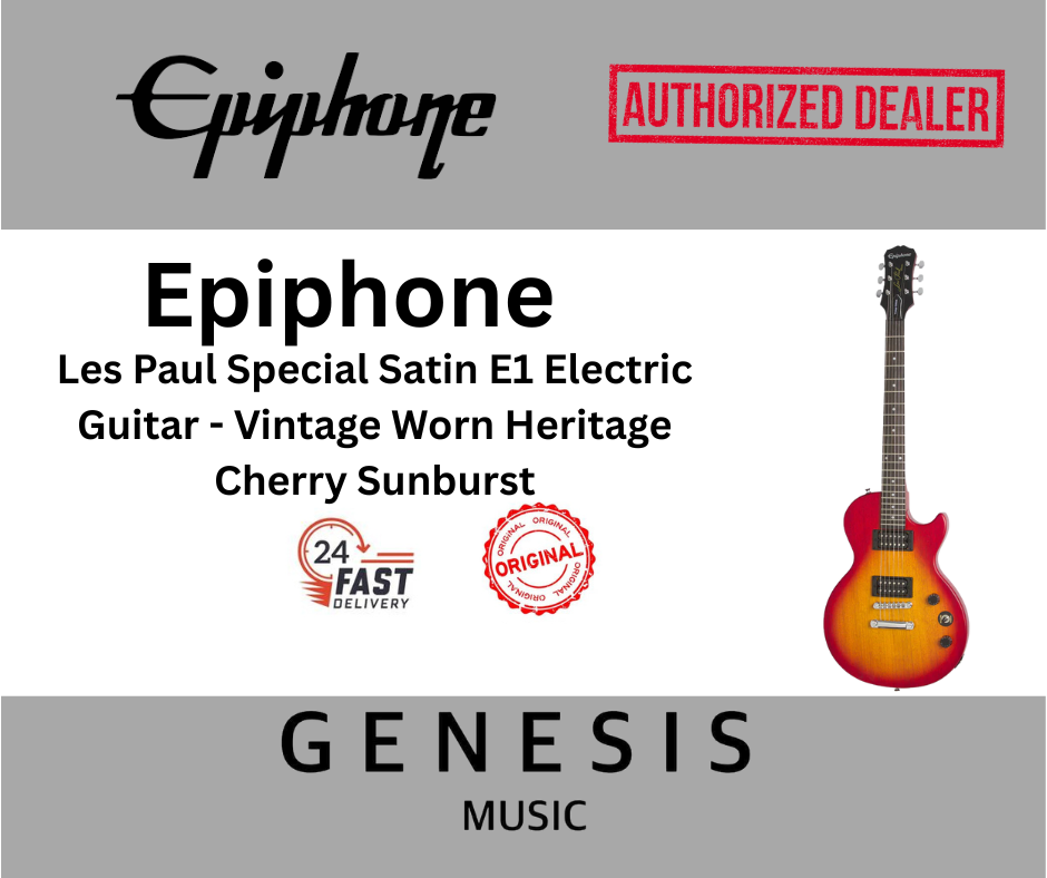 Epiphone Les Paul Special Satin E1 Electric Guitar - Vintage Worn Heritage Cherry Sunburst