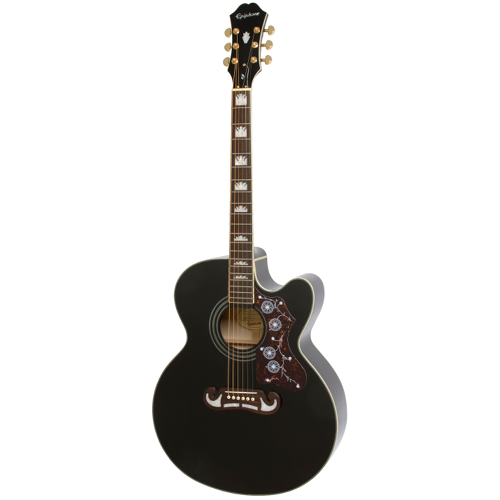 EPIPHONE J-200EC STUDIO ACOUSTIC-ELECTRIC GUITAR | BLACK