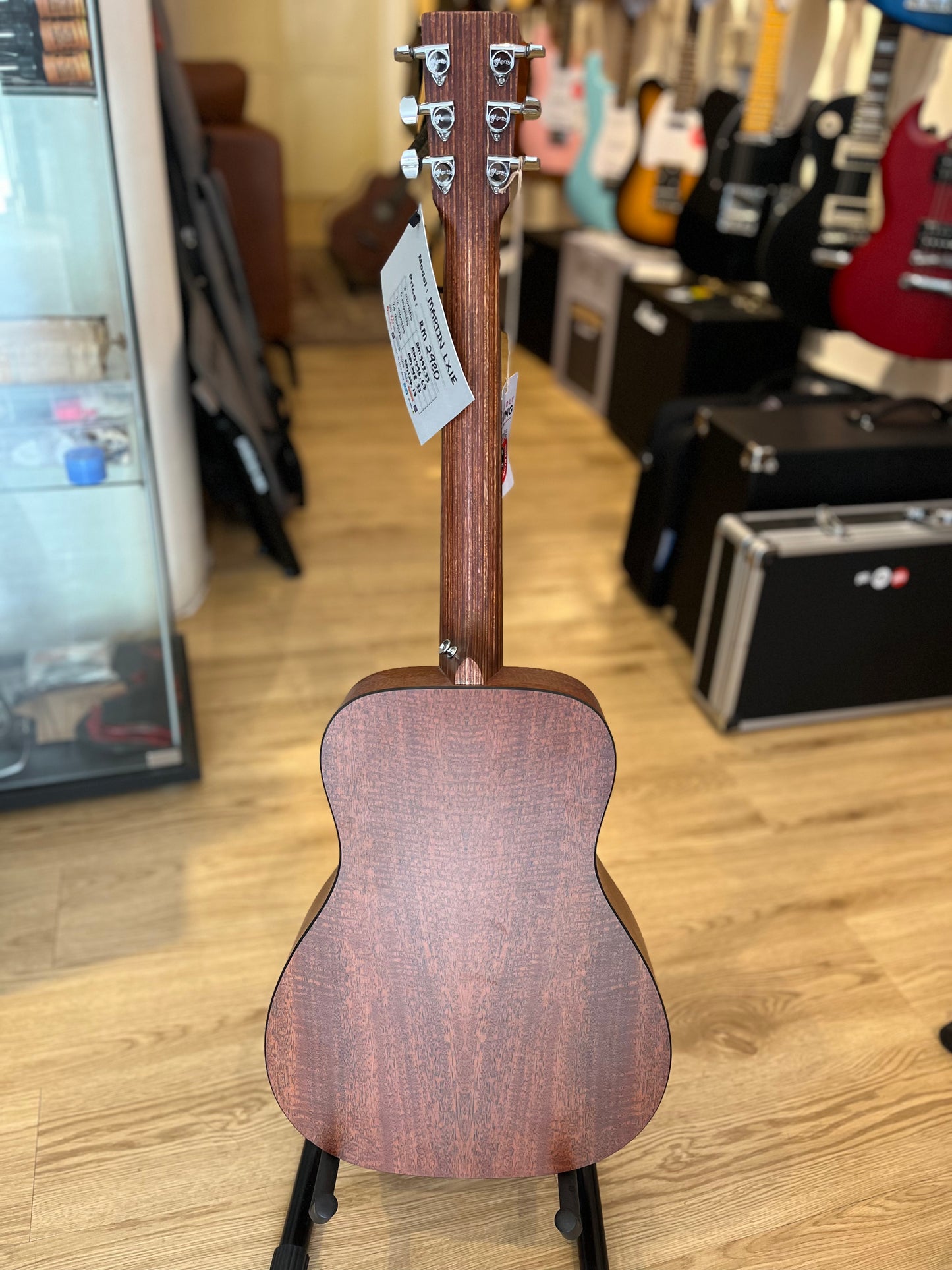 MARTIN LX1E | SOLID SITKA SPRUCE TOP | B&S MAHOGANY HLP | FISHMAN SONITONE | GIG BAG | X SERIES