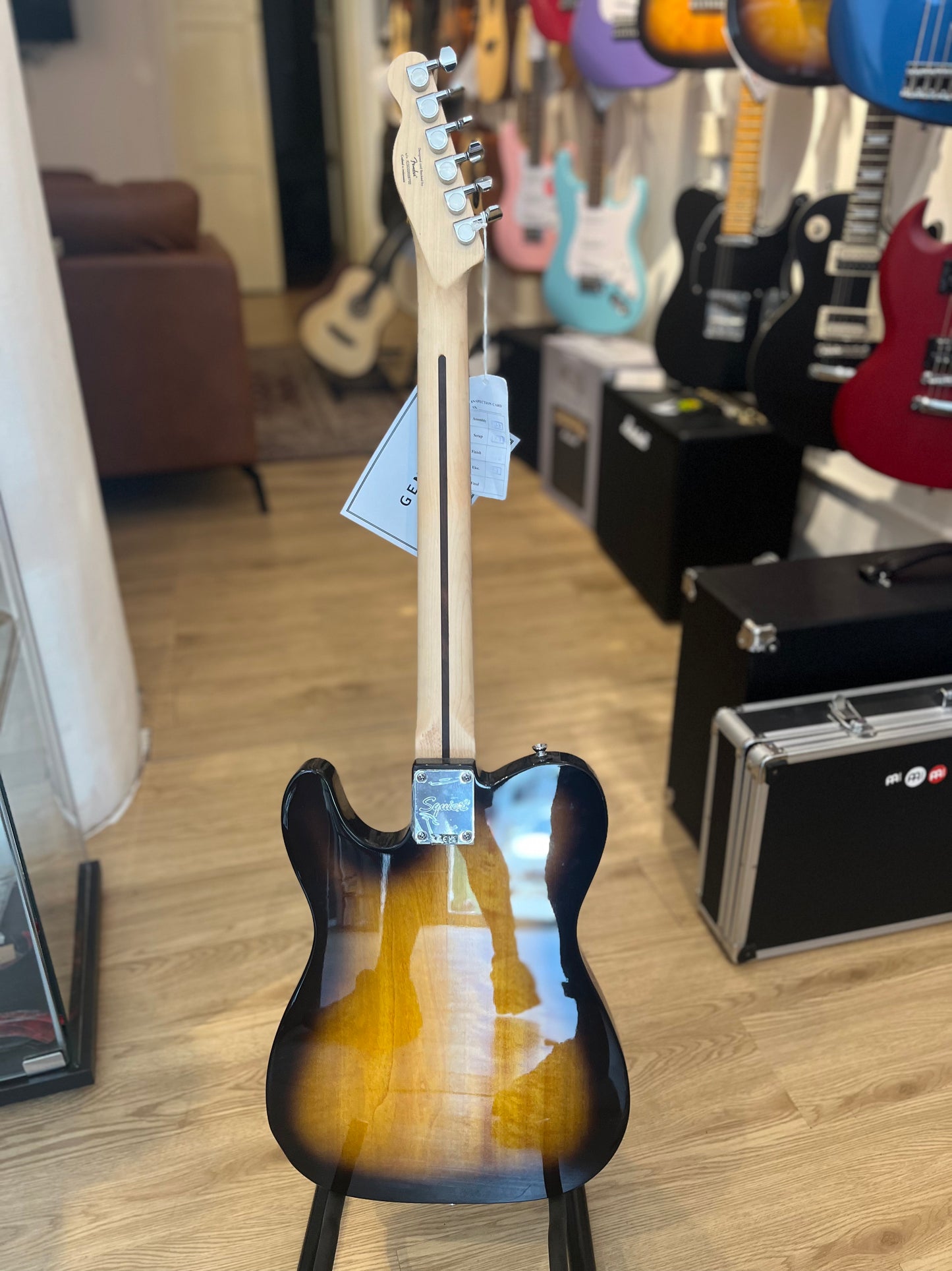 SQUIER BULLET TELECASTER ELECTRIC GUITAR | LAUREL FB | BROWN SUNBURST