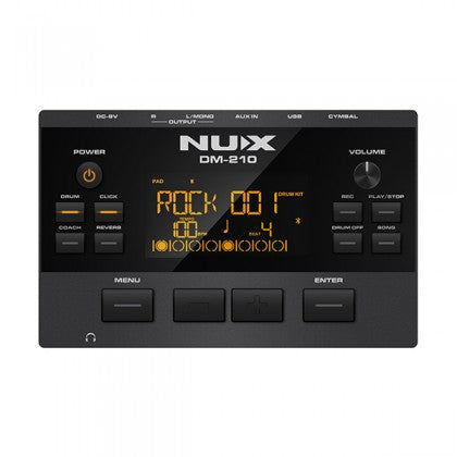 NUX-DM-210 5-PIECE DIGITAL ELECTRONIC DRUM WITH FULL MESH HEAD