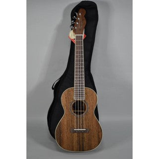 FENDER RINCON TENOR ACOUSTIC-ELECTRIC UKULELE W/BAG | WALNUT FB | AGED COGNAC BURST