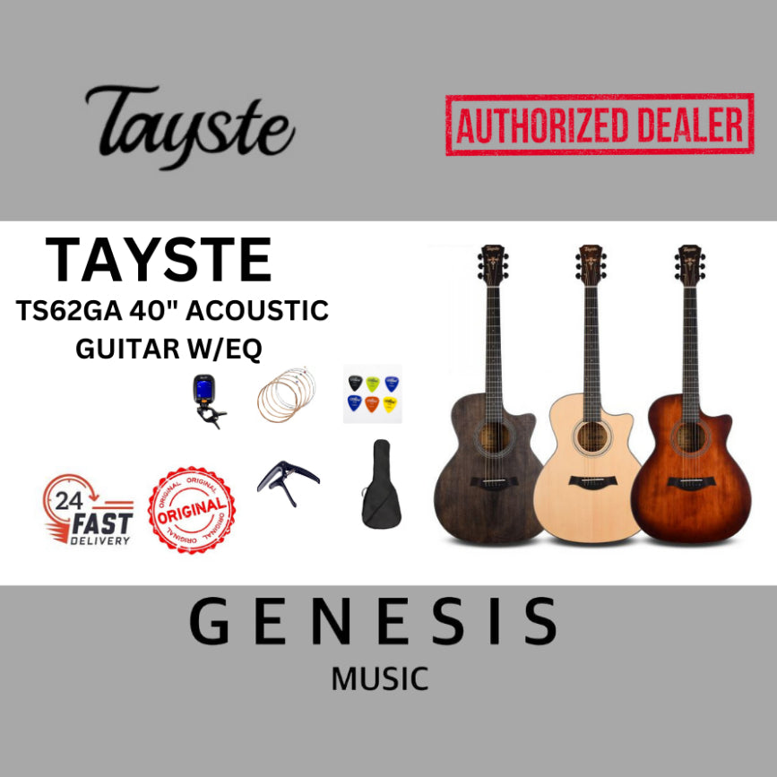 TAYSTE TS62GA 40" ACOUSTIC GUITAR W/EQ