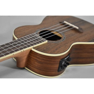 FENDER RINCON TENOR ACOUSTIC-ELECTRIC UKULELE W/BAG | WALNUT FB | AGED COGNAC BURST