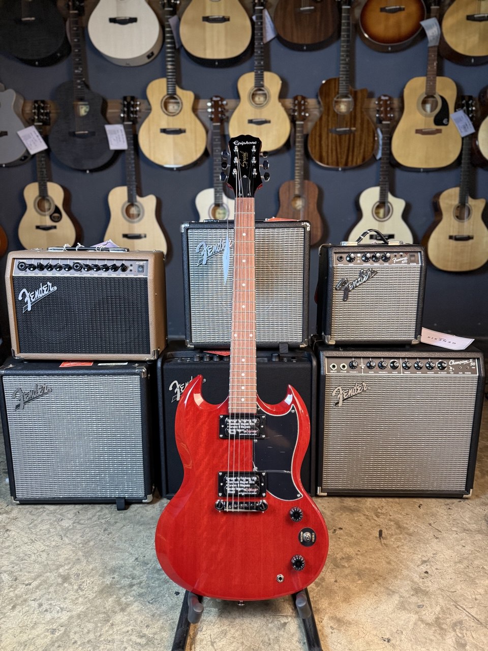 Epiphone Limited Edition SG Special-I Best Beginner Electric Guitar - Cherry