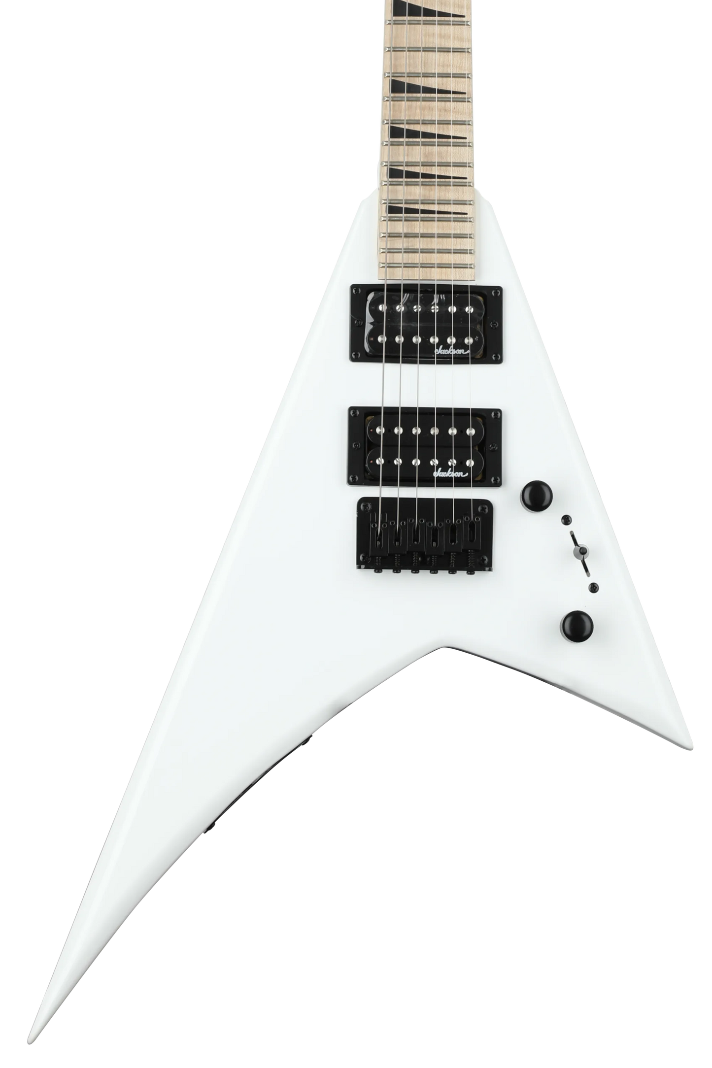 Jackson JS Series RR Minion JS1X Electric Guitar, Maple FB, Snow White
