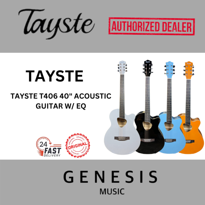 TAYSTE T406 40" ACOUSTIC GUITAR W/ EQ