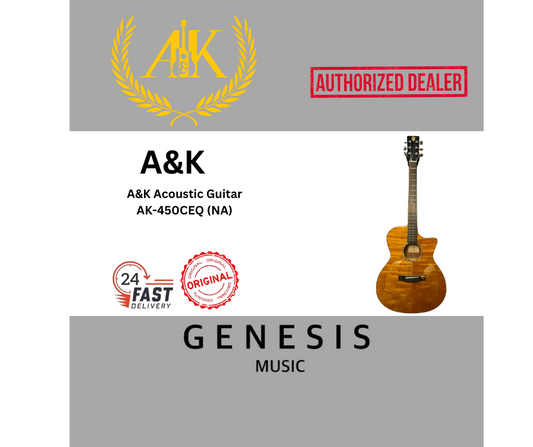 A&K ACOUSTIC GUITAR AK-450-CEQ (NA)