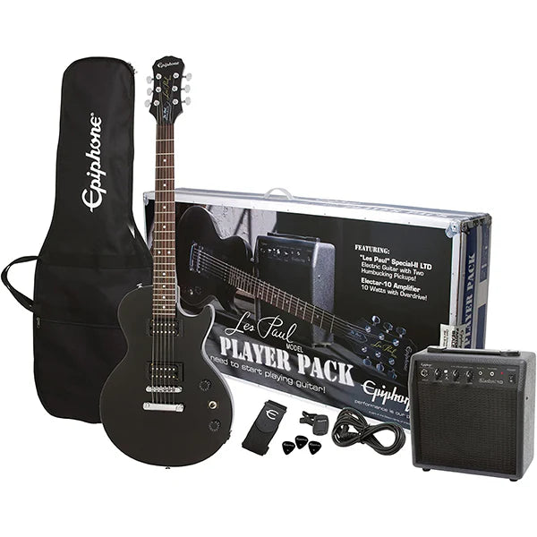 Epiphone Les Paul Player Pack - Ebony