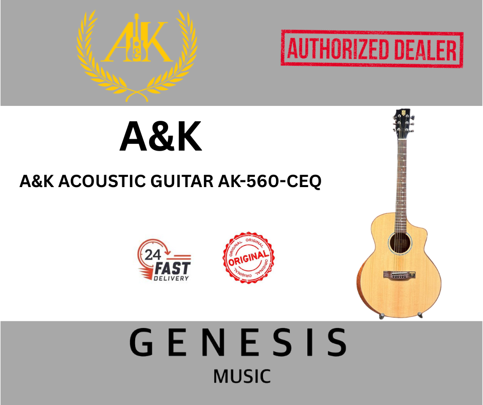 A&K ACOUSTIC GUITAR AK-560 CEQ (Solid Top)