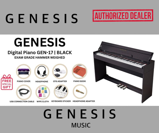 GENESIS DIGITAL PIANO-GEN 17 | BLACK