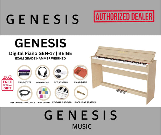 GENESIS DIGITAL PIANO-GEN 17 | BEIGE