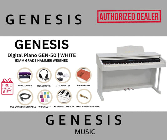 GENESIS DIGITAL PIANO-GEN 50 | WHITE