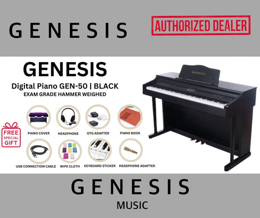 GENESIS DIGITAL PIANO-GEN 50 | BLACK