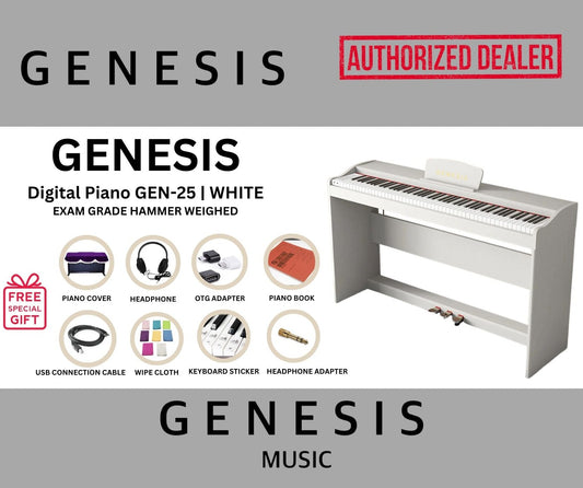 GENESIS DIGITAL PIANO-GEN 25 | WHITE