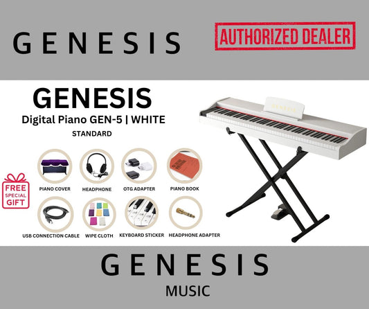 GENESIS DIGITAL PIANO-GEN 5 | WHITE