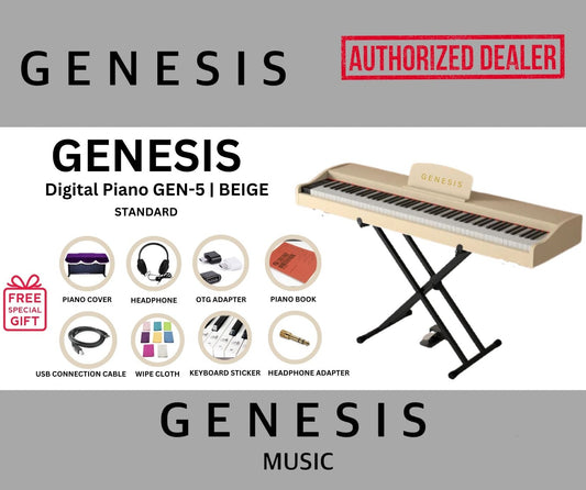 GENESIS DIGITAL PIANO-GEN 5 | BEIGE