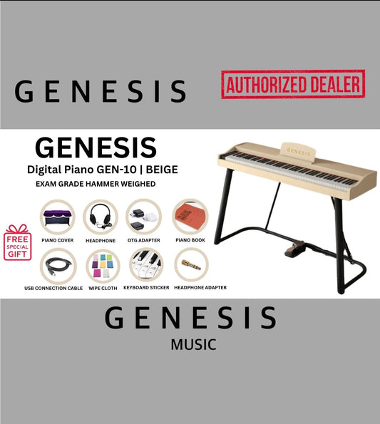 GENESIS DIGITAL PIANO-GEN 10 | BEIGE