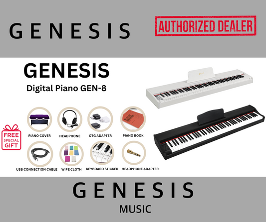 GENESIS DIGITAL PIANO-GEN 8-BLACK