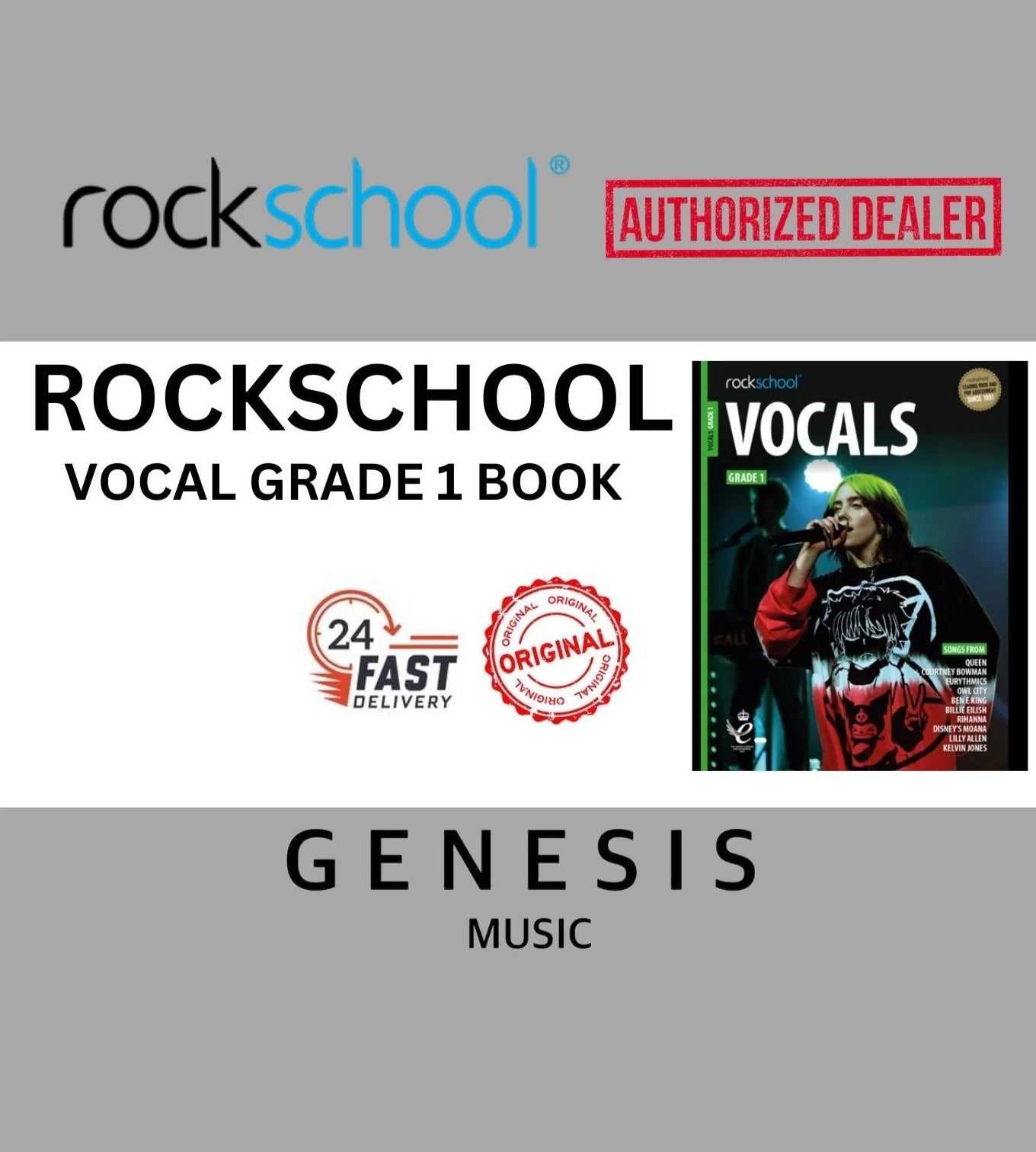 ROCKSCHOOL VOCAL BOOK-GRADE 1