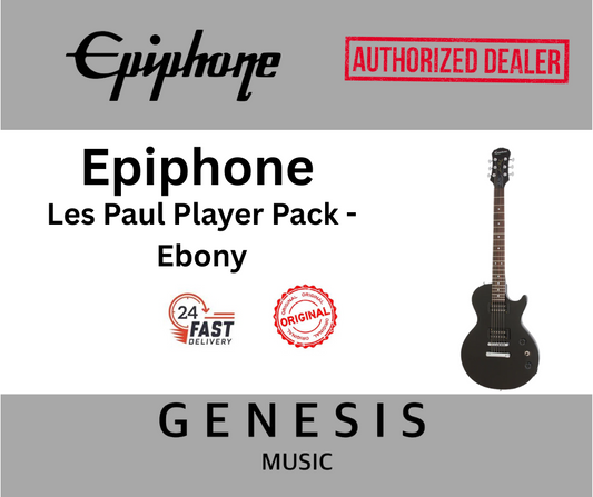 Epiphone Les Paul Player Pack - Ebony