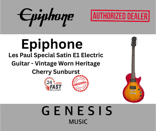 Epiphone Les Paul Special Satin E1 Electric Guitar - Vintage Worn Heritage Cherry Sunburst