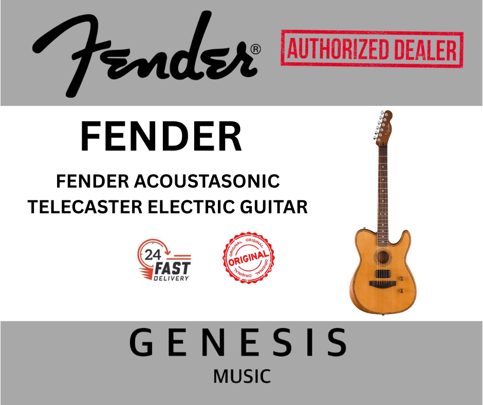 FENDER ACOUSTASONIC TELECASTER ELECTRIC GUITAR