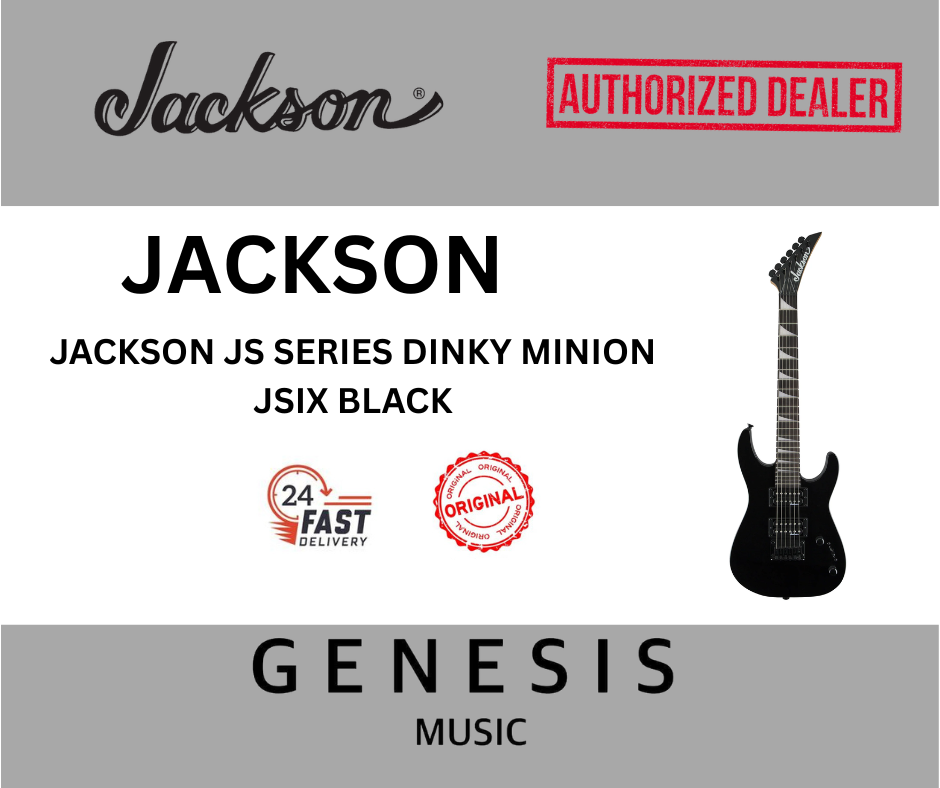 JACKSON JS SERIES DINKY MINION JSIX BLACK