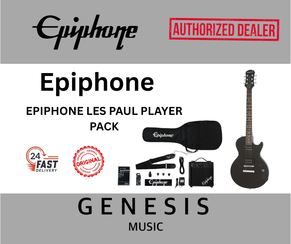 Epiphone Les Paul Player Pack - Ebony