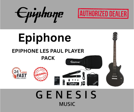 Epiphone Les Paul Player Pack - Ebony