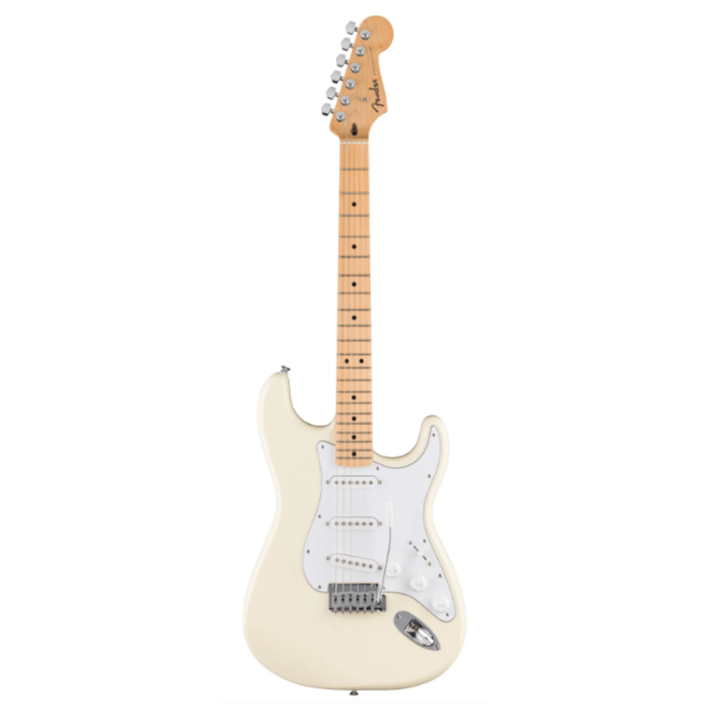 FENDER STANDARD STRATOCASTER OLYMPIC WHITE ELECTRIC GUITAR