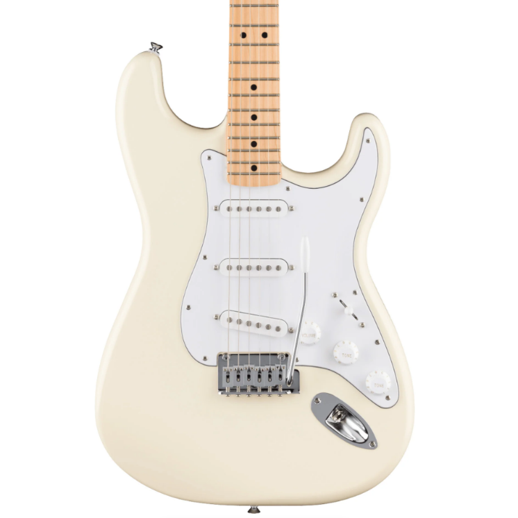 FENDER STANDARD STRATOCASTER OLYMPIC WHITE ELECTRIC GUITAR
