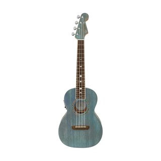 FENDER DHANI HARRISON UKULELE | WALNUT FB | TURQUOISE