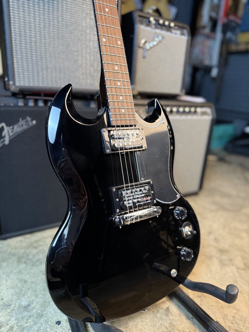 Epiphone Limited Edition SG Special-I Best Beginner Electric Guitar - Ebony
