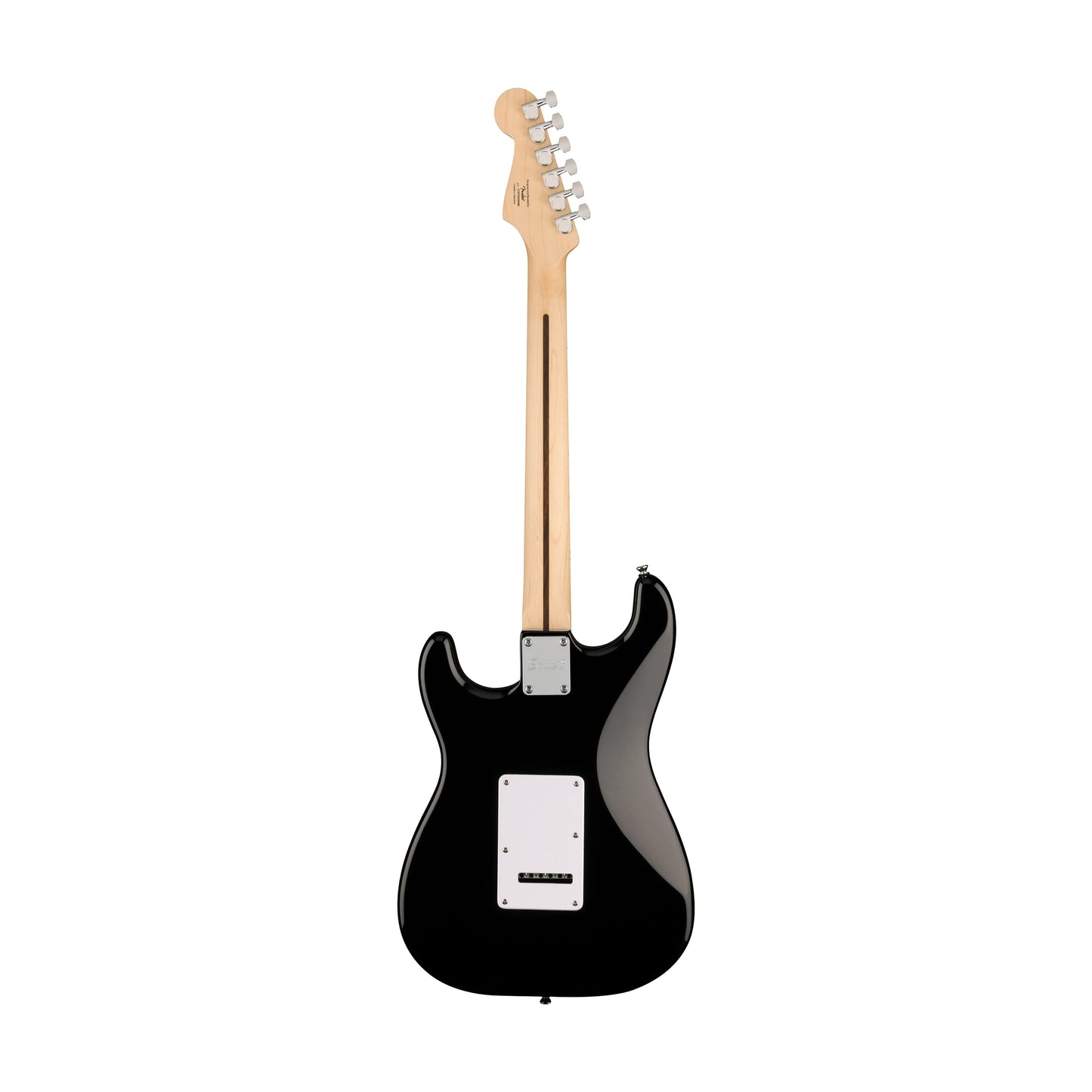 SQUIER SONIC STRATOCASTER ELECTRIC GUITAR W/WHITE PICKGUARD | MAPLE FB | BLACK