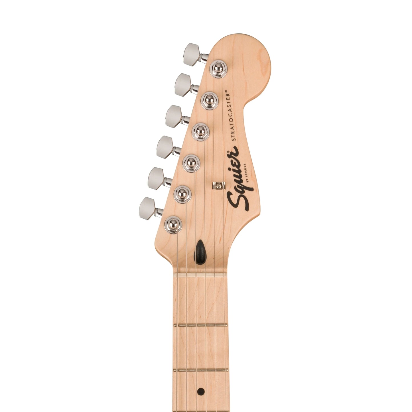 SQUIER SONIC STRATOCASTER ELECTRIC GUITAR W/WHITE PICKGUARD | MAPLE FB | BLACK