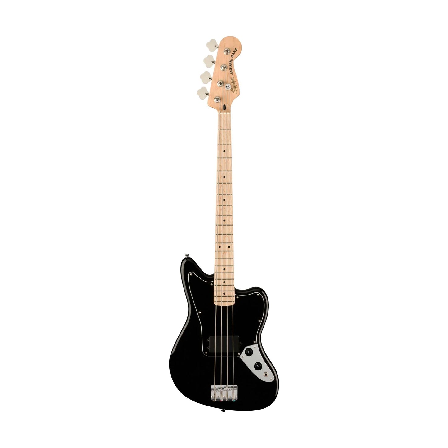 SQUIER AFFINITY SERIES JAG BASS GUITAR | MAPLE FB | BLACK