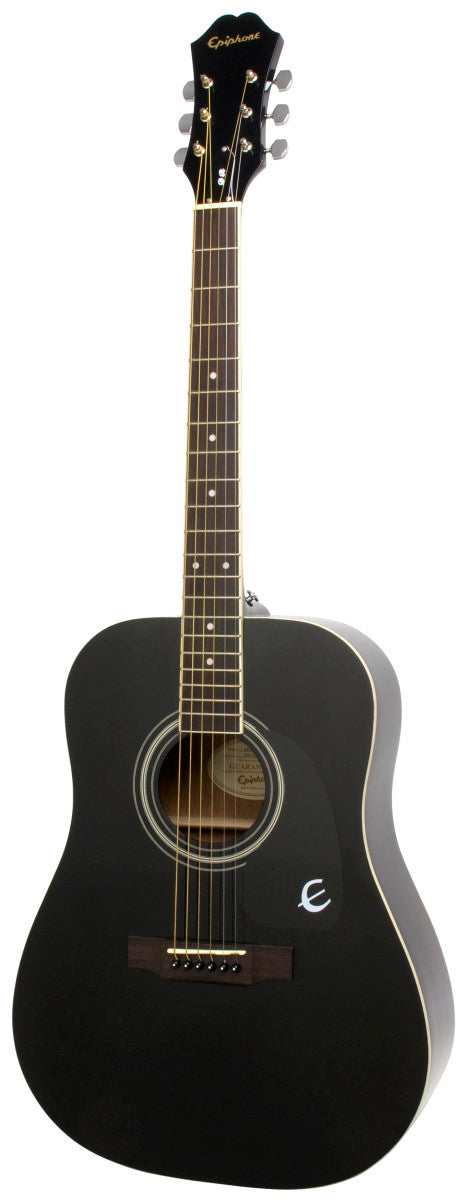 EPIPHONE DR-100 DREADNOUGHT ACOUSTIC GUITAR - EBONY